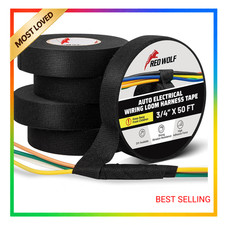 Wire Harness Tape High Temperature Fabric Wrap Electrical Automotive Engine picture