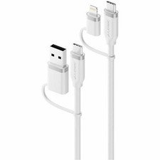 Alogic 1.5m 100W Universal Charging Cable ELSI4IN1U2WH15 picture