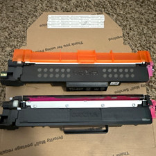 Brother TN-227M Magenta Genuine/Original Laser Toner Cartridge Lot of 2 picture
