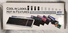 BTC Millenium 9110 104 Key PS/2 Multimedia Keyboard Under 19