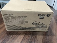 Genuine OEM Xerox 106R01370 Black Toner Phaser 3600 106R1370 New Open Box picture