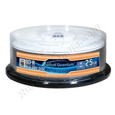 25 OQ 6x 25GB Blu-ray BD-R White Inkjet Printable Blank Disc OQBDR06WIP-H-25 picture