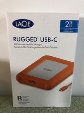 New Sealed LaCie Rugged USB-C 2TB Portable External Hard Drive STFR2000800 picture