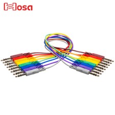 Hosa CSS-830 1FT 24AWG Balanced Patch Cables, 1/4