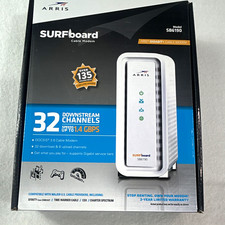 ARRIS SURFboard SB6190 DOCSIS 3.0 Cable Modem 32x8 1.4 Gbps White picture