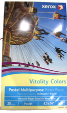 Xerox Multipurpose Pastel Paper, 20-lb, Letter Yelow Color, 500 Sheets 8.5X14.. picture