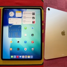 Apple iPad 13 Inch M4 Starlight 128GB Wi-Fi Only BH🔋🔋100% 0 Charging Cycles picture
