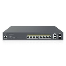 EnGenius 8 Port Gigabit L2+ Managed POE+ Switch 2 GB uplink Ports SFP ECS1112FP  picture