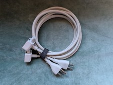 Lot of 2 Genuine Apple 6ft AC Power Extension Cables Cord MK122LL/A 01-622-0168 picture