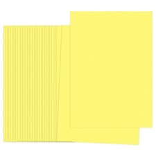 Bright Yellow Color Copy Paper, 100 Sheets 8.3x5.9
