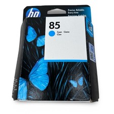 HP 85 Cyan Ink Cartridge C9425A Genuine OEM New Sealed Expired 2018 picture