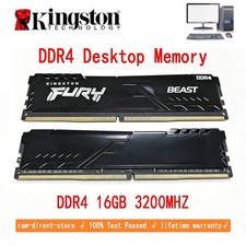 KINGSTON FURY DDR4 16GB RAM 3200MHz 1.35V CL16 288-Pi Desktop DIMM Memory Gaming picture