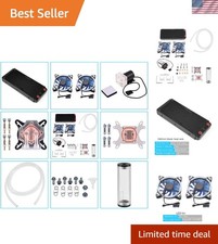 DIY 240mm Water Cooling Kit, DIY 240mm Cooler CPU/GPU Block Pump Reservoir wi... picture