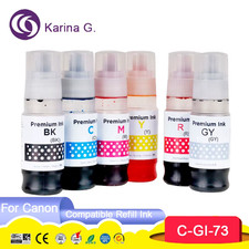 GI73 GI 73 GI-73 Premium Compatible Color Bulk Water Based Bottle Refill Ink For picture
