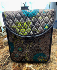 Quilted Multicolor Tablet/eReader Sleeve Pouch Case Cover w/ Flap Closure picture