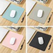 1 pc Small PU Leather Mouse Pad Non-Slip Waterproof Gaming Desk Mat for PC**** picture