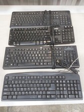 MISC KEYBOARDS,(LOT OF 4) HEWLETT PACKARD, Dell, Unbranded All Are USB picture