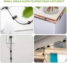 30 Pcs Cable Clips Adhesive Wire Holder Clips for Car, Home and Office  picture