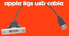 ✅ 🍎NEW Apple IIGS USB Cable & Back Plate Connector v2💕 picture