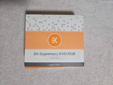 EKWB EK-Supremacy EVO RGB CPU Water Block Nickel Plexi Intel AMD NEW Open Box picture