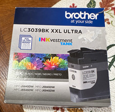 Brother LC3039BK XXL Ultra INKvestment Tank Genuine Black Inkjet Cart. exp10/24 picture