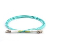 OM3 LC to LC Duplex Multimode Fiber Optic Patch Cable 10Gb 50/125 UPC 1M-30M -87 picture