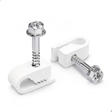 Round Cable Clip with Screws for Starlink Ethernet Cable, Wire Clip, Cord Clips picture