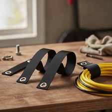 12Pcs Extension Cord Holder Organizer 13 in Heavy Duty Cord Straps picture