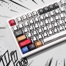 Comic Line Cherry Profile Keycaps Set for Mechanical Keyboard Custom picture