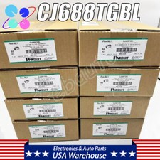 NEW Fits Panduit Giga TX Cat6 jack Black CJ688TGBL BOX OF 50.  picture