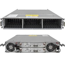 HP MSA 2050 SFF Enclosure Q1J01B 2x 6G x2 Controllers 876146-001 24x SFF 2.5 noHD picture