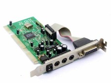 Crystal 4399 CX4235-XQ3 Chip PC Audio Game Board ISA Sound Card CD A-PRO-5 DC 9V picture