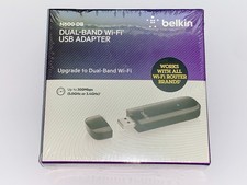 Belkin N600 DB Wireless Dual Band Wi-Fi USB Adapter [SEALED] picture