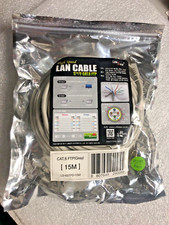 HIGH SPEED CAT, 6 CABLE 50 FEET (15M) GRAY BRAND NEW LS-6STPD-15M FLUKE PASSED picture