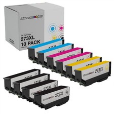 10PK 273XL T273XL BLACK COLOR HY Ink Cartridge for EPSON Expression XP-520 XP600 picture