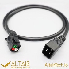 AltairTech.io IEC C20 to P13 Heavy Duty Power Cord, 4 ft, 12 AWG, 20A picture