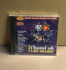 Corel ChemLab Interactive Chemistry Lab PC CD-ROM Software RARE Vintage SEALED picture