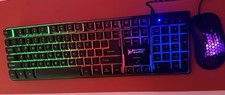 Skytech Gaming K-1000 Keyboard & M-1200N Mouse Wired RGB Black 1000 DPI picture