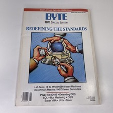 BYTE Magazine IBM Special Edition 1989 Vintage Computer Tech picture