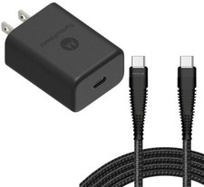 27W FAST HOME CHARGER TURBOPOWER PD 6FT TYPE-C CABLE USB-C for PHONES & TABLETS picture