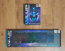 LVLUP Pro Gaming Keyboard with LED Keys LU801-NOC RGB Backlit with LVLUP mouse picture