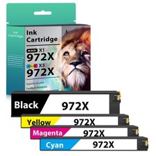 972 972X Compatible With HP 972X BCMY Ink Cartridges for HP PageWide Pro Lot picture
