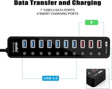 USB Hub. Atolla 10-Port USB 3.0 Data Hub Splitter picture