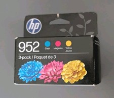 OCT 2027+ HP 952 Tri Pack Color Ink Cartridge N9K27AN OEM OfficeJet New Sealed picture