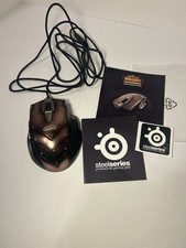 SteelSeries World of Warcraft Cataclysm MMO GamingMouse W/manuals&sticker&insert picture