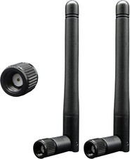 WiFi 6 Dual Band RP-SMA Male Antenna 3dBi 2 Pack - Boosts Connectivity & Speed picture