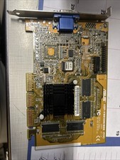 ASUS AGP-V3800M 32MB NVIDIA RIVA TNT2 M64 AGP VGA Retro Graphics Card Tested picture