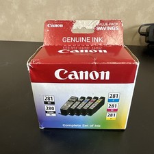 Genuine Canon PGI-280xl CLI-281 Ink Cartridges-B/C/M/Y Value Pack 5 New picture
