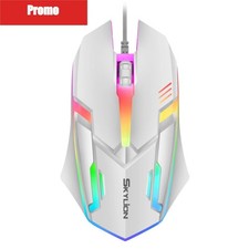 SKYLiON F1 Wired Gaming Mouse USB 3-Button Colorful LED Mice PC Mac picture