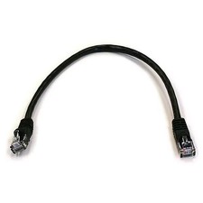 Monoprice Patch Cord,Cat 6,Booted,Black,1.0 ft. 2288 Monoprice 2288 844660022886 picture
